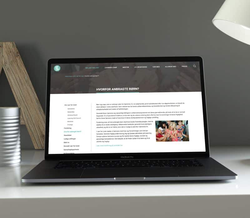 Lær for Livet, Website